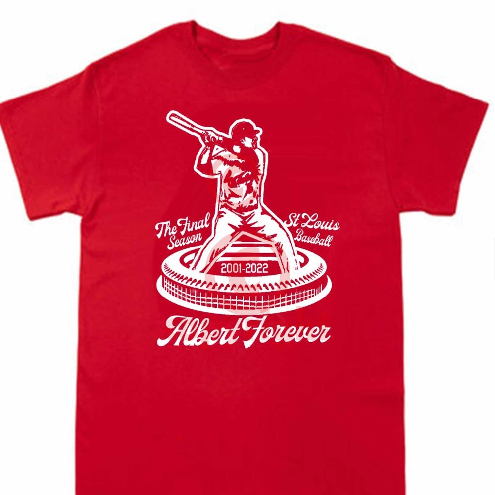 Albert Pujols Final Season St. Louis Busch Stadium Shirt